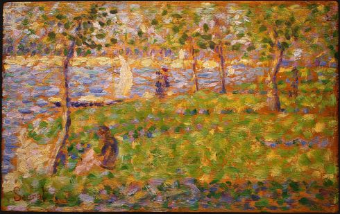 Georges Seurat, studio di paesaggio per La Grande Jatte