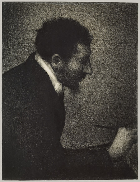 Georges Seurat, Ritratto di Aman-Jean, Metropolitan Museum of Art, New York