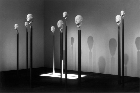 Barry X Ball, Terminal Figure (from the Pseudogroup of Giuseppe Panza),1998 - 2001, Macedonian marble, stainless steel